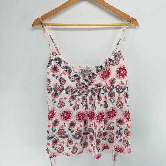 Duck Head Jeans Co. floral spaghetti strap top size M - Picture 1 of 3